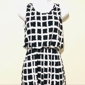 Black and White Maxi Dress